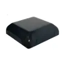 Steel Galvabond Post End cap 90x90mm Black