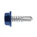 Steel Mates Hex Tek Screw 12g  x 20mm -Deep Ocean