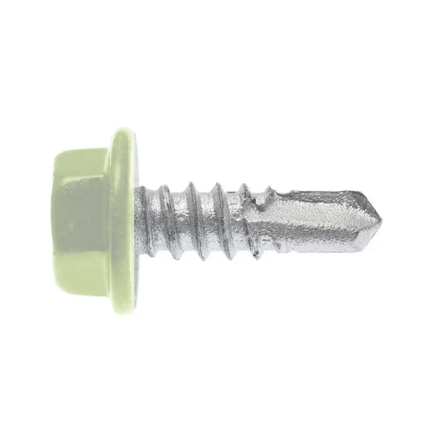[FAFT028] Steel Mates Hex Tek Screw 12g  x 20mm Pale Eucalypt