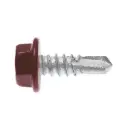 Steel Mates Hex Tek Screw 14g  x 22mm - Manor Red