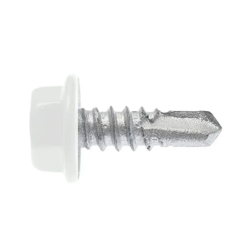 [FAFT049] Steel Mates Hex Tek Screw 14g  x 22mm - Surfmist