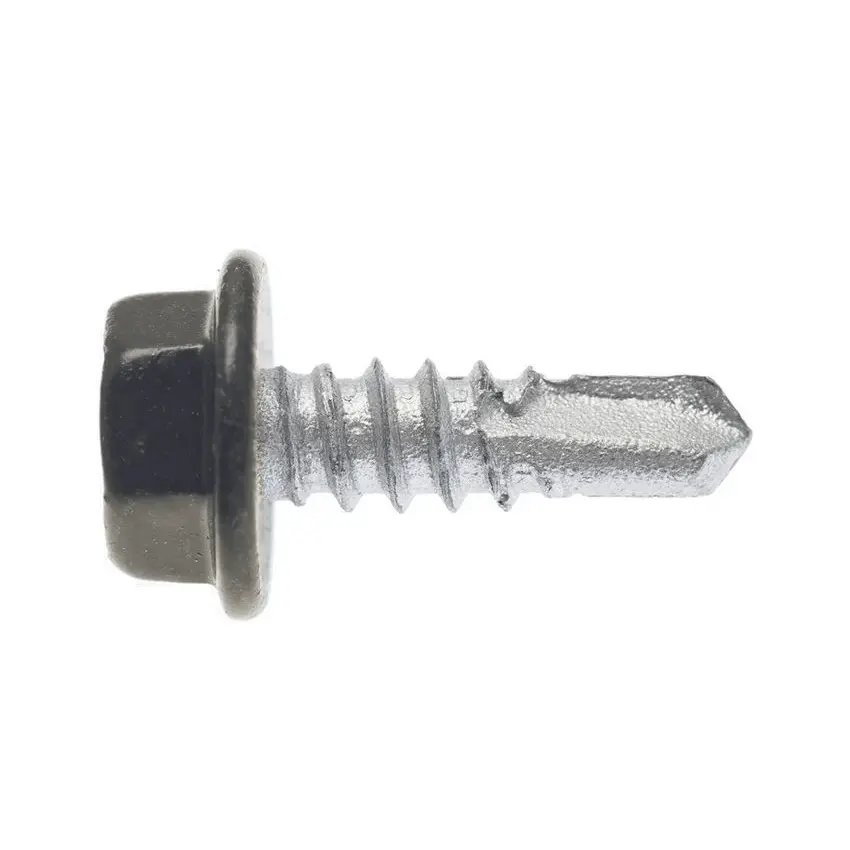 [FAFT050] Steel Mates Hex Tek Screw 14g  x 22mm - Woodland Grey