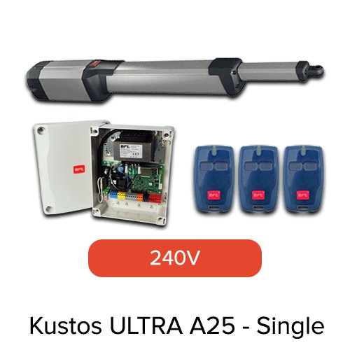 240V BFT Single Kustos A25 - Complete Kit