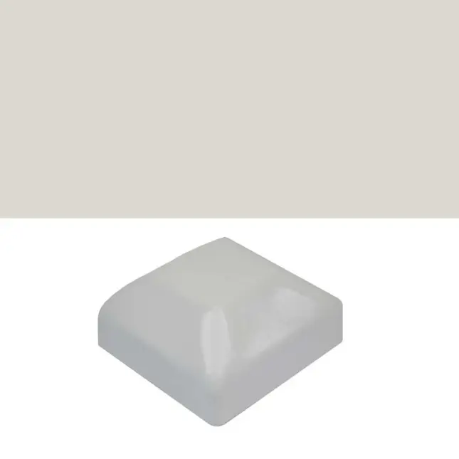 [CPSQ661] Steel Post End Cap to fit 100x100mm in Surfmist