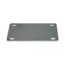 Rectangular Steel Base Plate, 150x105x5mm, 4 Holes