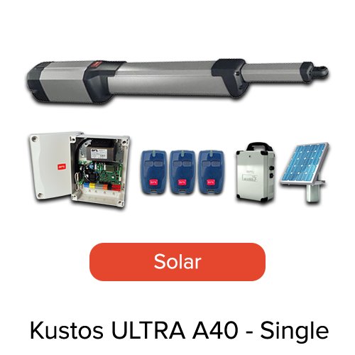 Solar BFT Single Kustos A40 - Complete Kit