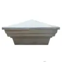 Sunbury - Aluminium Capital for 120x120mm Post 