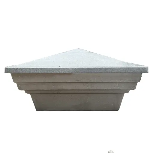 [CP860] Sunbury - Aluminium Capital for  200x200mm Post 
