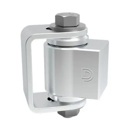 [HN483] D&D Aluminium BadAss Hinge - Raw Finish, Up To 270kg - Single