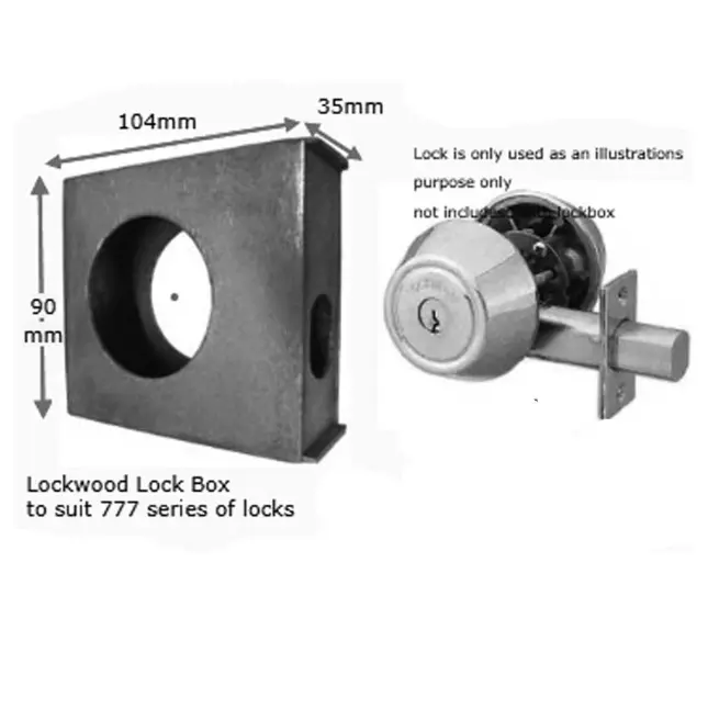 [FK909] Lockwood Lock Box to suit 777 Series For 40mm Frame