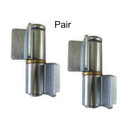 Swing Gate hinges Shackle Weld on Hinges 20mm pin Zinc Plated (Pair)