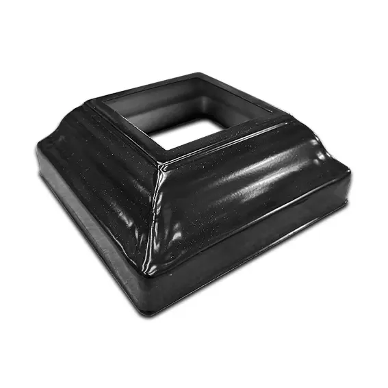[SE701] Base Post Cover for 40x40mm Post, 100x100mm Base, Black