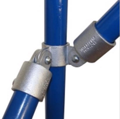 Tigerclamp 168 D48 Corner Swivel Combination series, fit 40NB pipe (48mm OD)