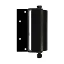 Sliding Gate Side Roller Bracket - 155x65mm Black Roller, Black Holding Bracket