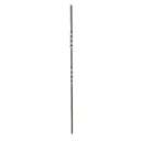 Twist  Double Bar for wrought iron gate 16x16mm  1000mm long- Zinc Plated
