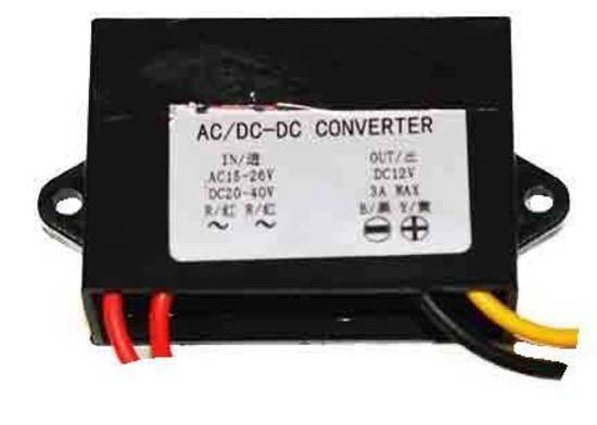 AC/DC-DC Converter 24V AC/DC to 12V DC 3A