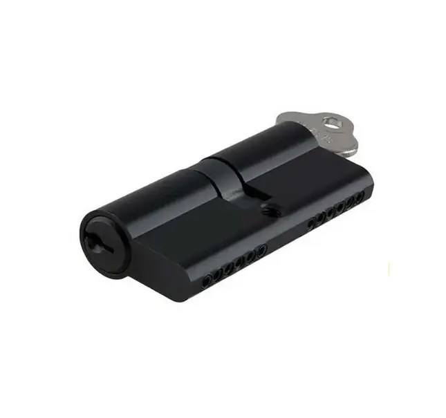 Euro Key Barrel 5 pin Cylinders, 90mm - Black - Keyed Alike