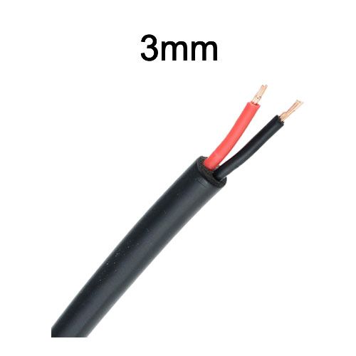 [EW100] (Per Mtr) 2 Core 3mm Low Voltage Electrical Twin Core Wire Cable
