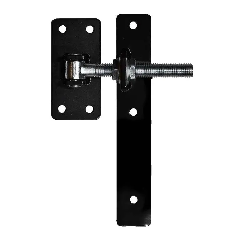 [SPH630] Timber Strap Hinge Adjustable Vertical Strap - upto 250 kgs Timber Gates - Powder Coated - Satin Black - Pair