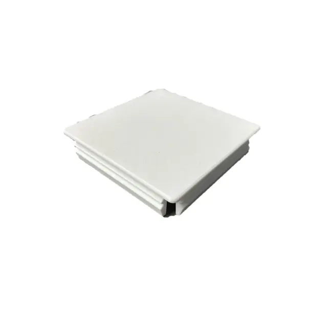 [CPPS397] Square Plastic Cap 100x100mm (2mm wall) White