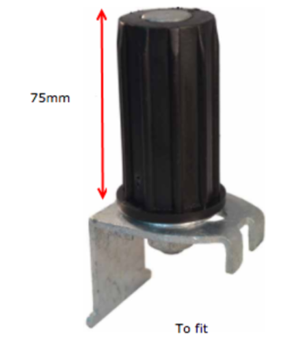 [HN030] Round To Round Hinge - Pin, 32NB (42mm) - Single