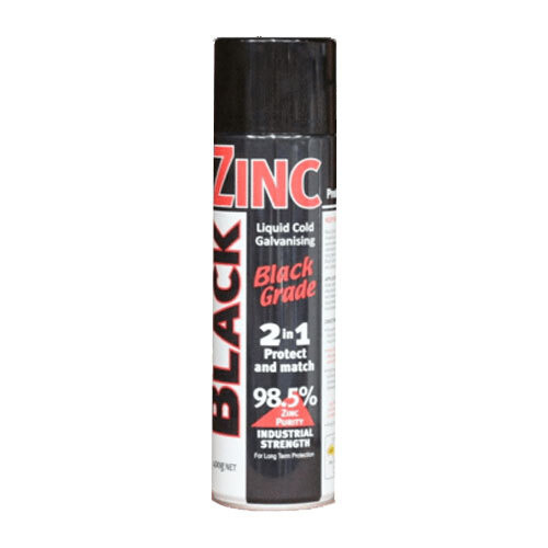 [ZP006] Black Zinc Spray Protect and Match  2 in 1 Paint 400g can