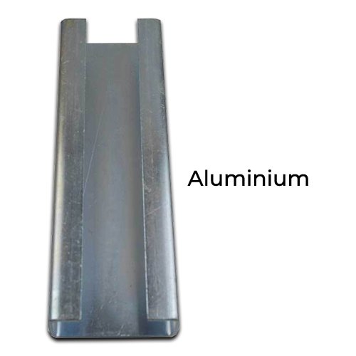 [SBHD371] Aluminium Sliding block holder for Picket or uneven ground Gates 400x80x27mm - Silver