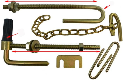 [HN565] Farm Gate Hinge pack 350x25NB