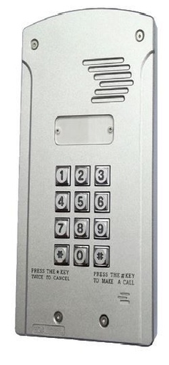 [ET222] GSM Wireless Communicator - Single Station Intercom with Front Keypad- 12V