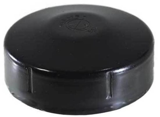 [CPSR555B] Galvabond Round End Cap 90mm (80NB) Black