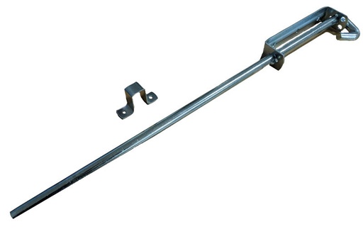 [DB458] Heavy Duty Steel Drop Bolt 650mm long 16mm Rod - Zinc Finished