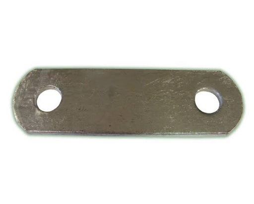 [HN172] Hot Dip Galvanized Back Plate (116x40x5mm, Diamond Hole) - Plate Only