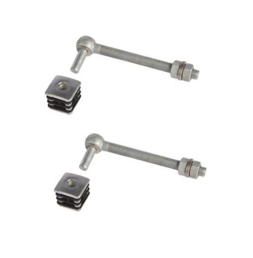 [HN776] Hot Dip Galvanised Swing Gate Hinges with Aluminium plug 40x40mm for light gate