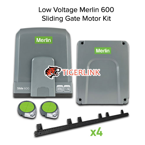 [GMSG612] Low Voltage Merlin 600 Sliding Gate Motor/Opener Complete Kit