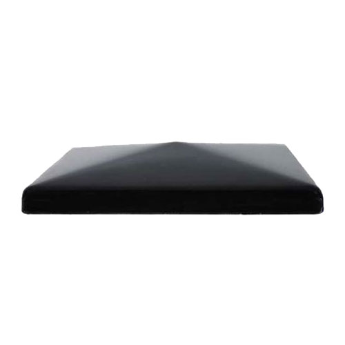 [CPSQ687] Low profile Steel End Cap 100x100mm Black