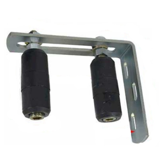 [WH255] Sliding Gate Top Guide Holder 200x162mm with 2 rollers 100x40mm