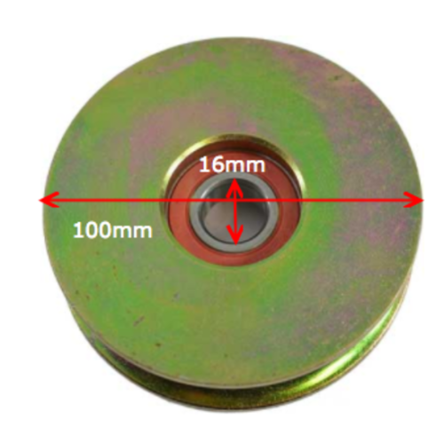 [WH405] Sliding Gate U Groove Wheel 100mm Diameter no bracket -Class A