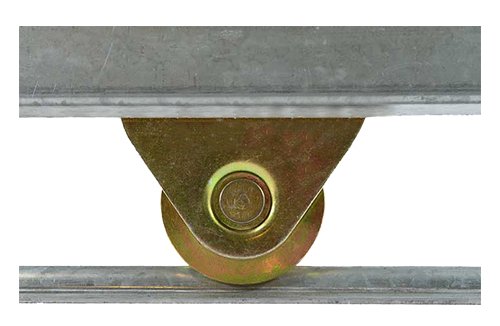 [WH369] Sliding Gate Wheel U Groove 60mm External Double bearing