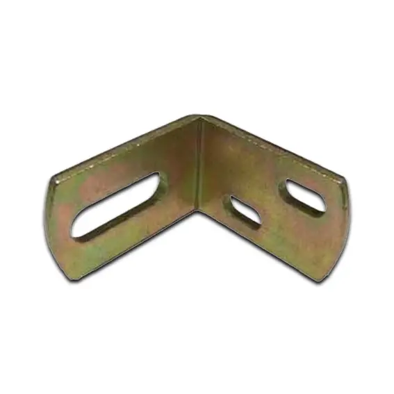 Sliding Gate Guide Angle Bracket - 85x80mm, To Suit M16, Silver | Gatesplus