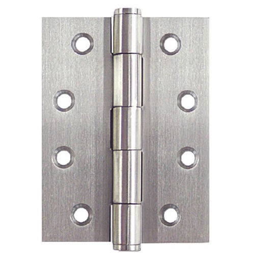 [HN125] Pair - Steel Butt Hinges 100x100x2.5mm finished - Zinc plated