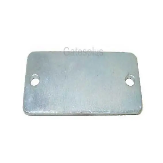 Rectangular Steel Base Plate, 150x90x5mm, 2 Holes | Gatesplus