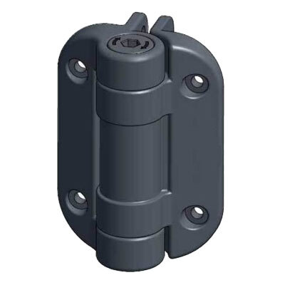 Safetech MegaKlik Adjustable Self Closing Hinges - 85kg, Black, Two ...