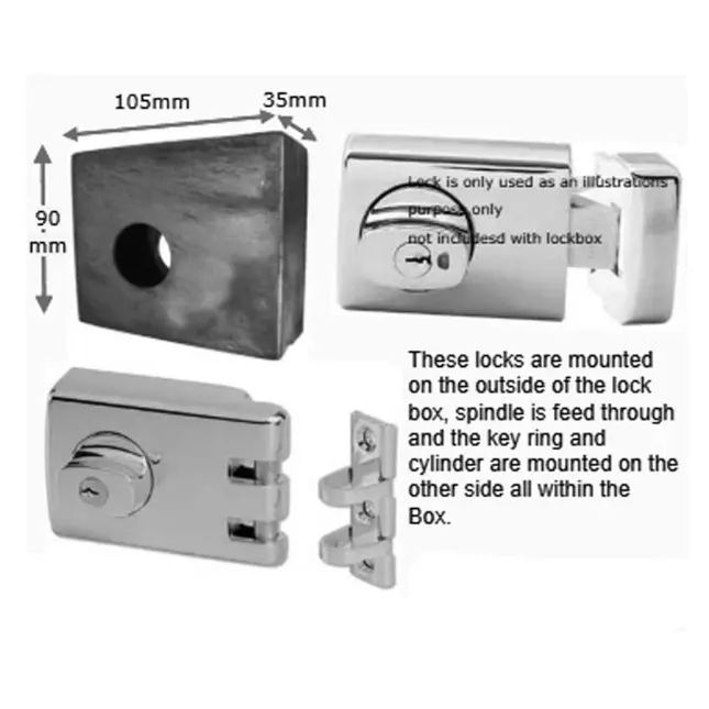 Lockwood Lock Box to suit 001 Series For 40mm Frame | Gatesplus