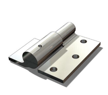 [HGWS215] Swing Gate Weld to Screw Prison Hinge 16mm RH / pair - Zinc plated