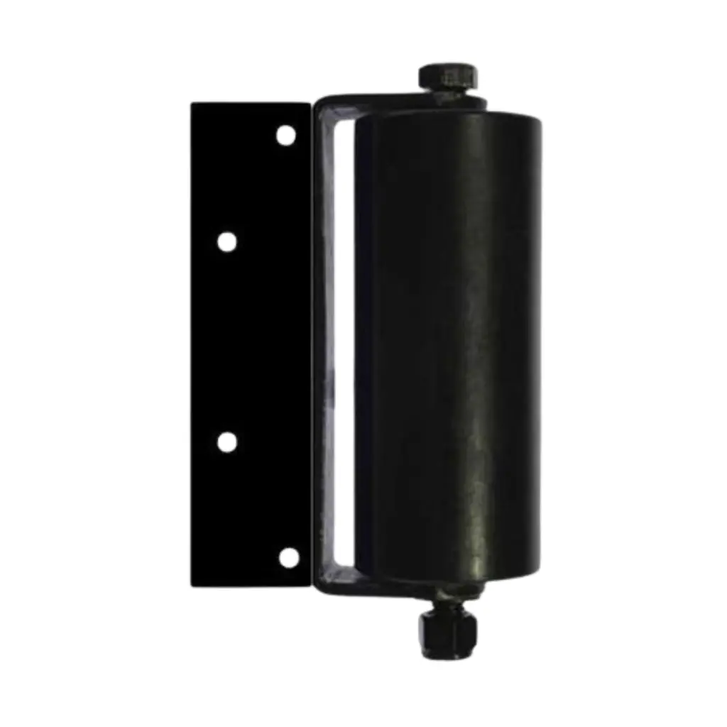 Sliding Gate Side Roller Bracket - 155x65mm Black Roller, Black Holding ...
